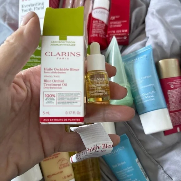 Clarins TRAVEL size Skincare Collection Bundle